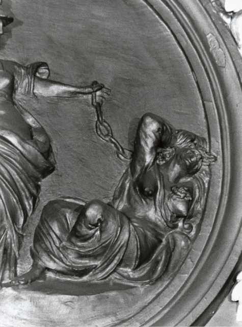 Tumidei, Stefano — Lipparini Giovanni - sec. XVIII - Allegoria della Follia catturata dalla Saggezza — particolare